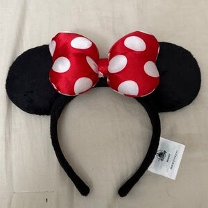 Disney Red and Black Minnie Mouse Ears Headband